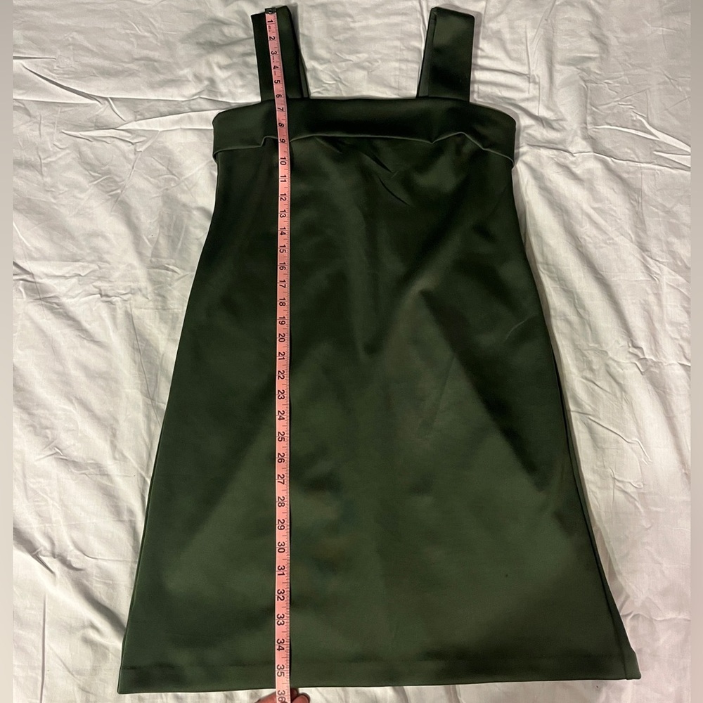 Ann Taylor Green Sleeveless Mini Dress, Size 6 - Picture 6 of 11